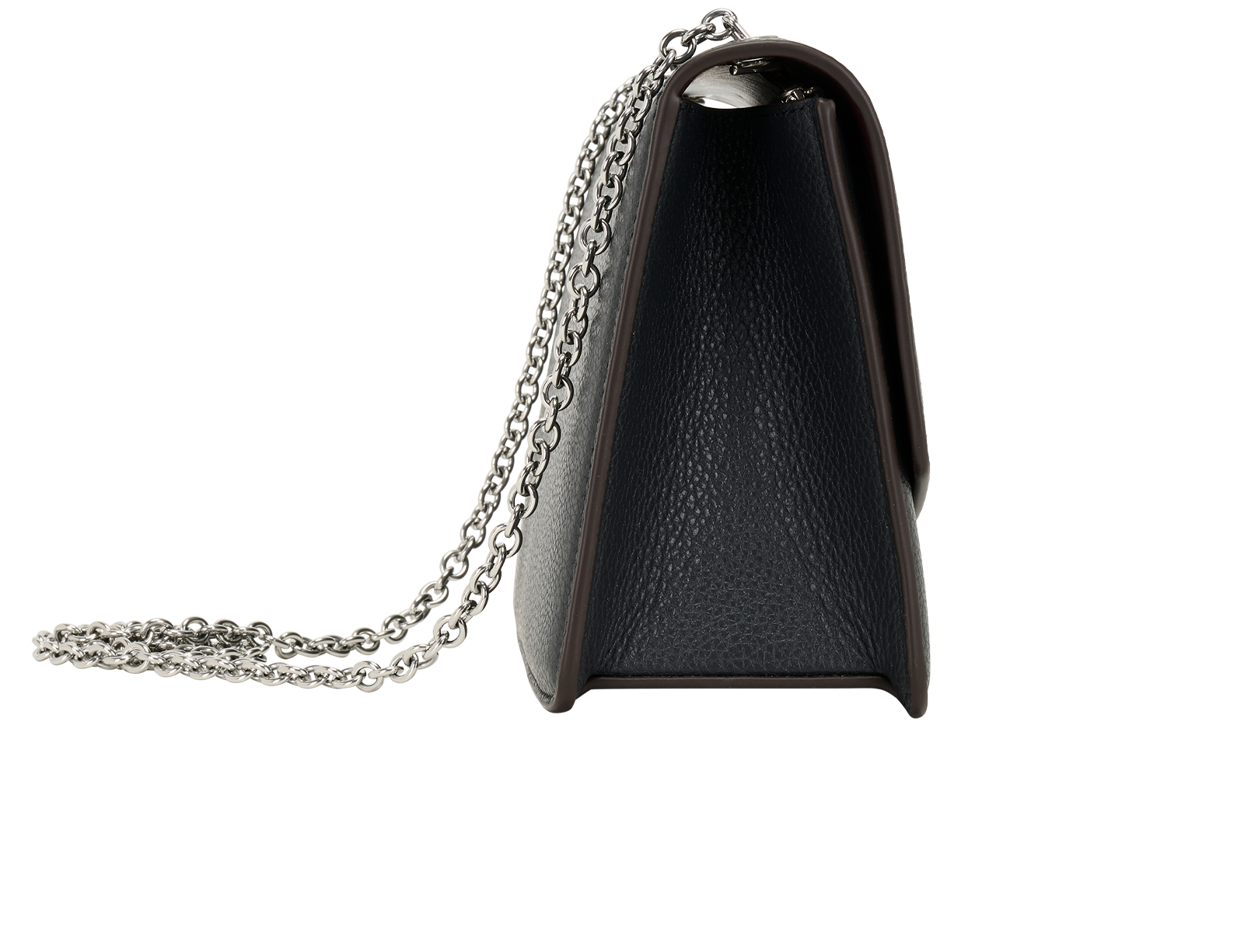 Darley, &pound;395, Handbags, Navy, Leather, Side view